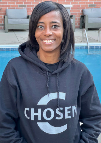 Chosen Hoodie - Black and White