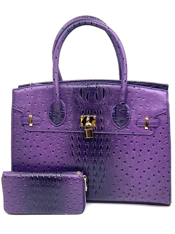 Purple 2-in-1 Handbag