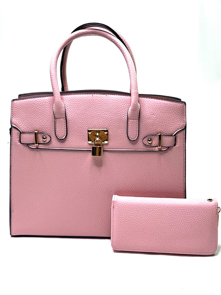 Pink 2-in-1 Handbag