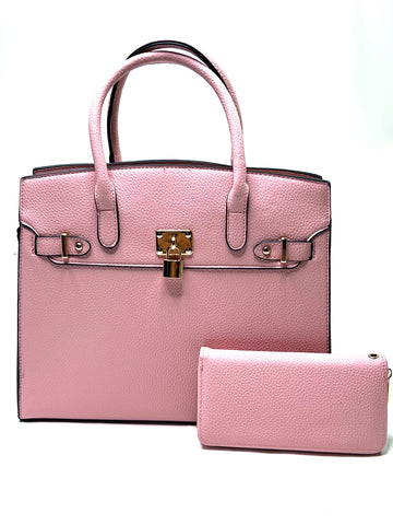 Pink 2-in-1 Handbag