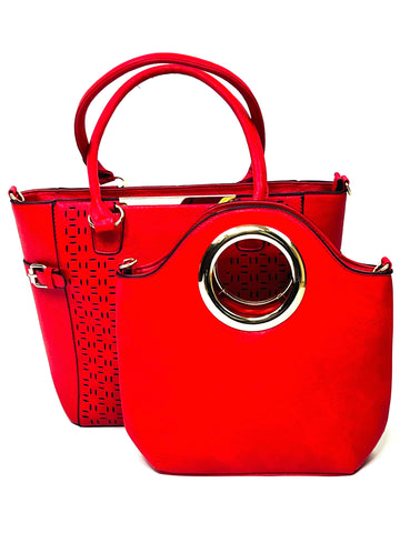 Red 2-in-1 Handbag
