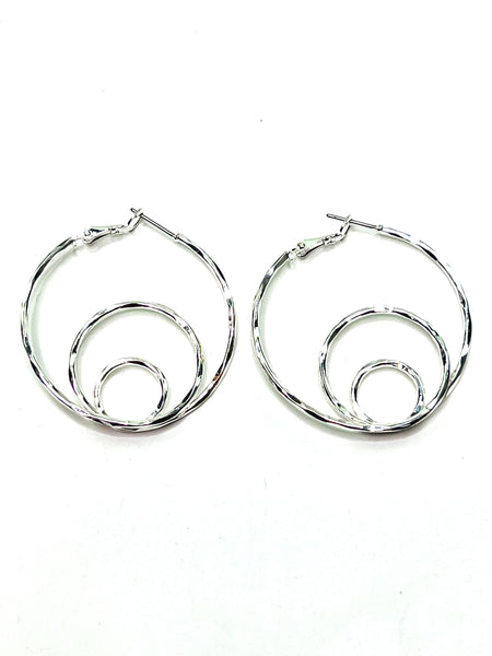 Silver Hoop Earrings