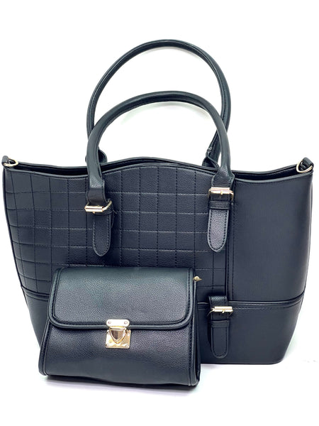 Black 2-in-1 Tote