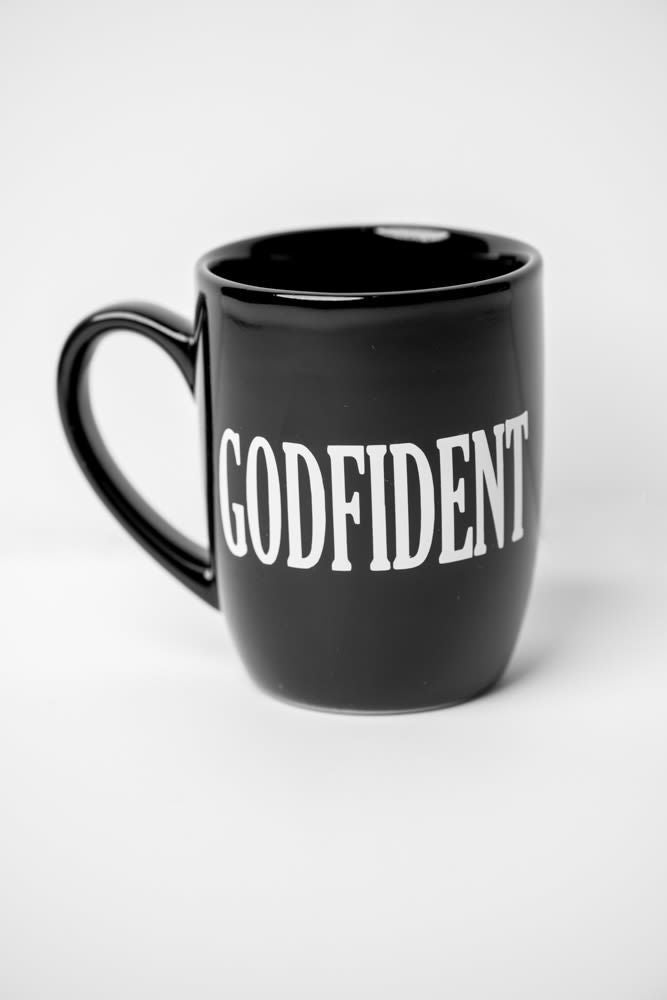 Godfident Mug - Black - Jewellery Unique Gifts & Accessories