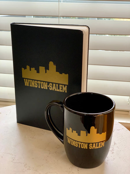 Winston-Salem Gold Journal and Mug Gift Set - Jewellery Unique Gifts & Accessories