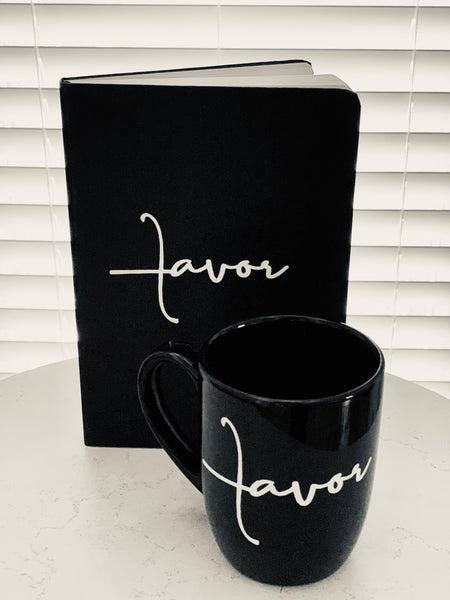 Favor Journal & Mug Gift Set - Jewellery Unique Gifts & Accessories