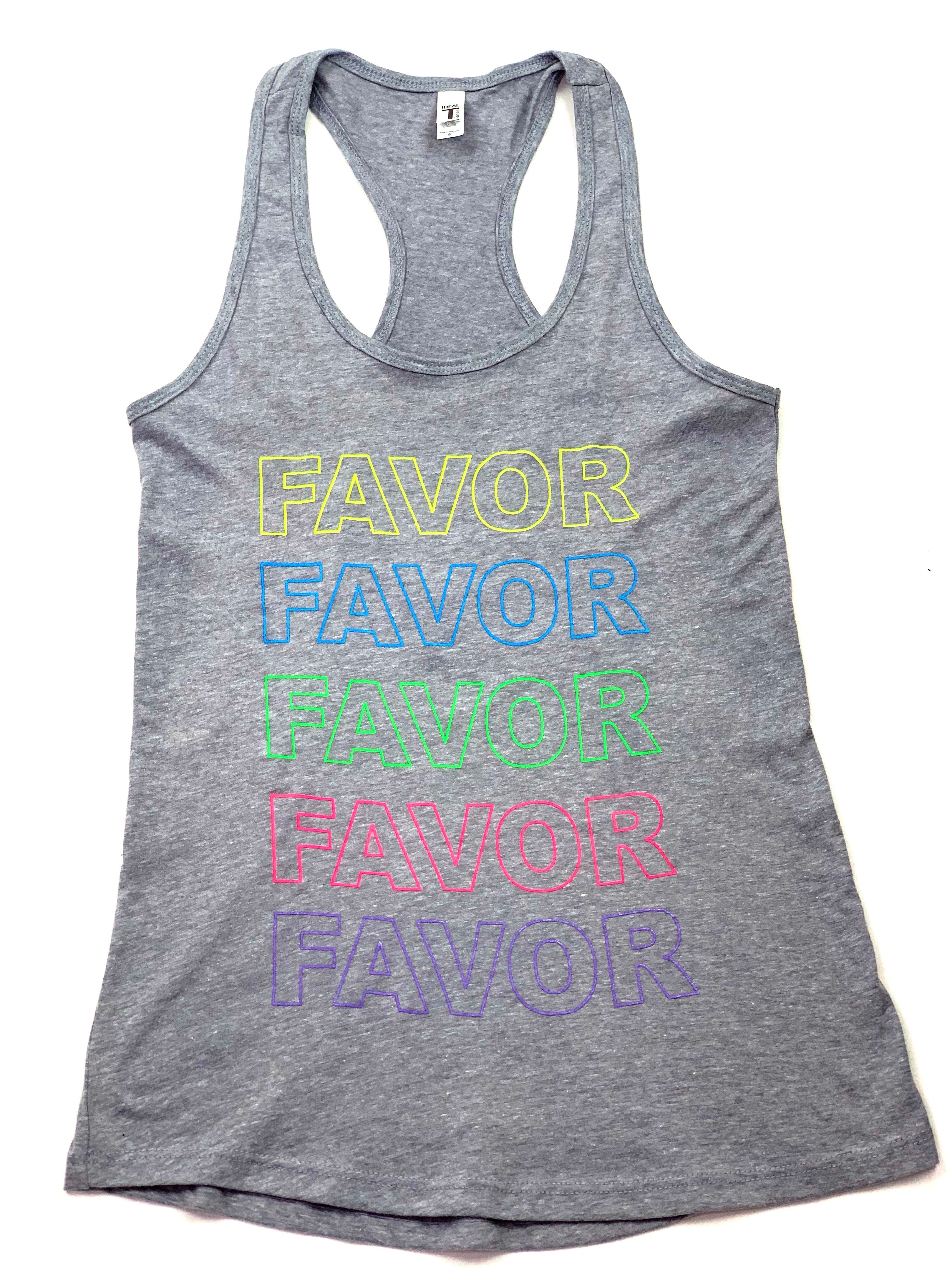 Favor Tank Top - Gray and Multicolor - Jewellery Unique Gifts & Accessories