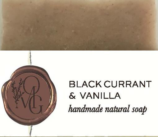 Black Currant And Vanilla Handmade Natural Soap - Jewellery Unique Gifts & Accessories