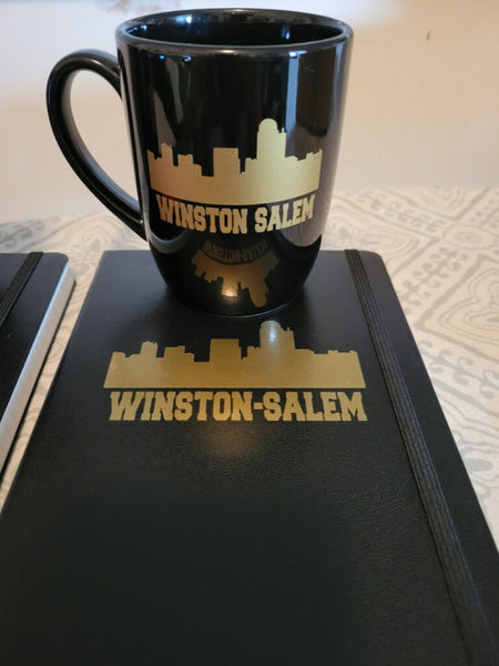 Winston-Salem Gold Journal and Mug Gift Set - Jewellery Unique Gifts & Accessories
