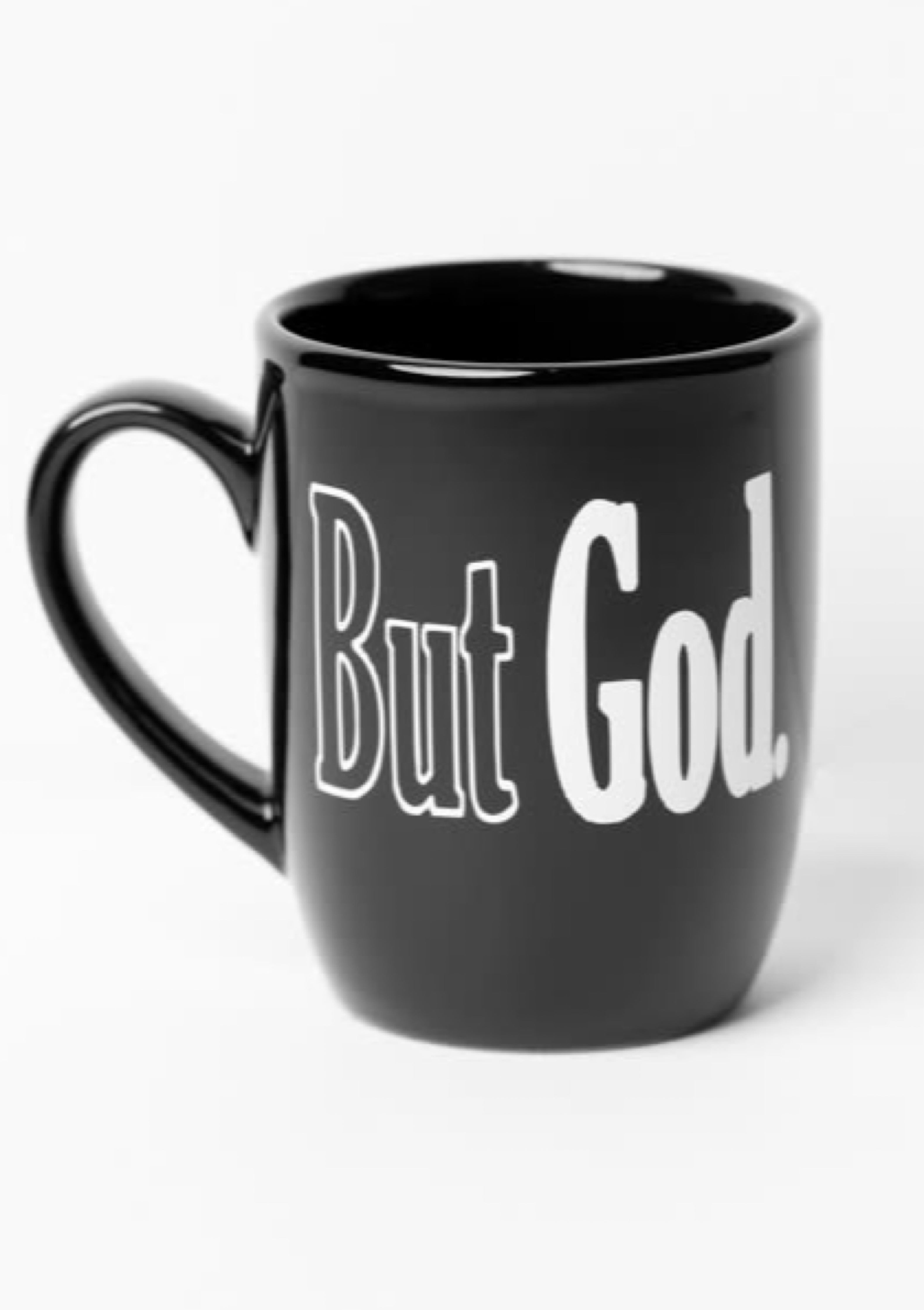 But God Mug - Black - Jewellery Unique Gifts & Accessories